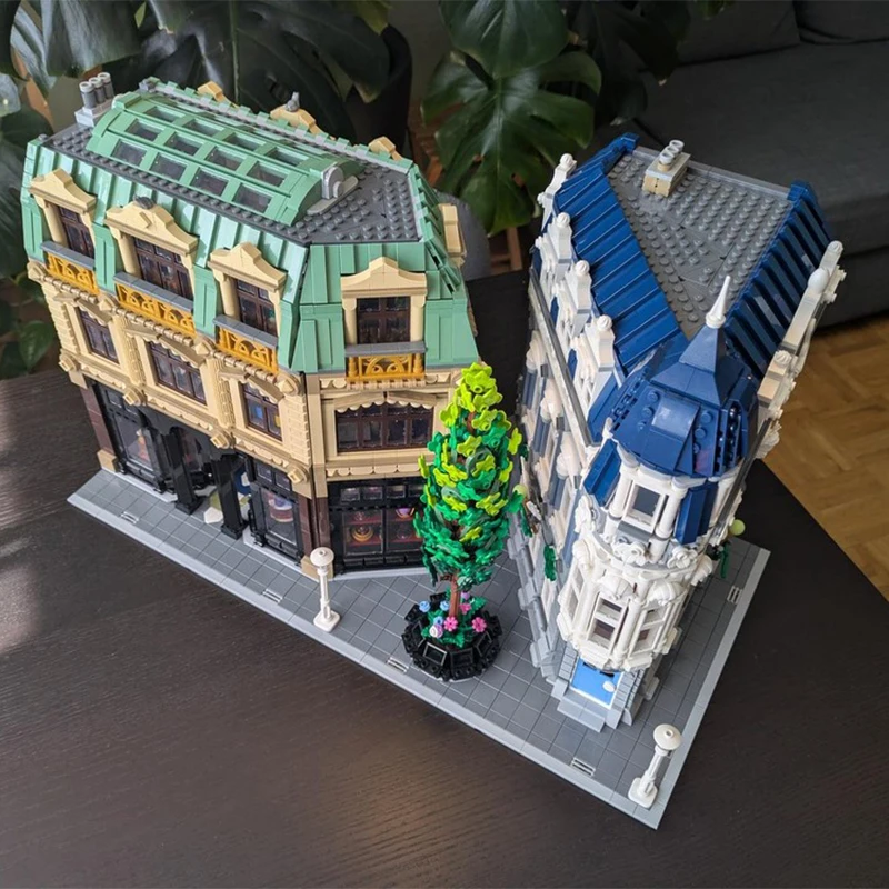 10508ピース MOC オールドディストリクト モジュール式ビルディングブロック 組み立て式 クリスマスおもちゃ ギフト 実践能力向上 子供向け