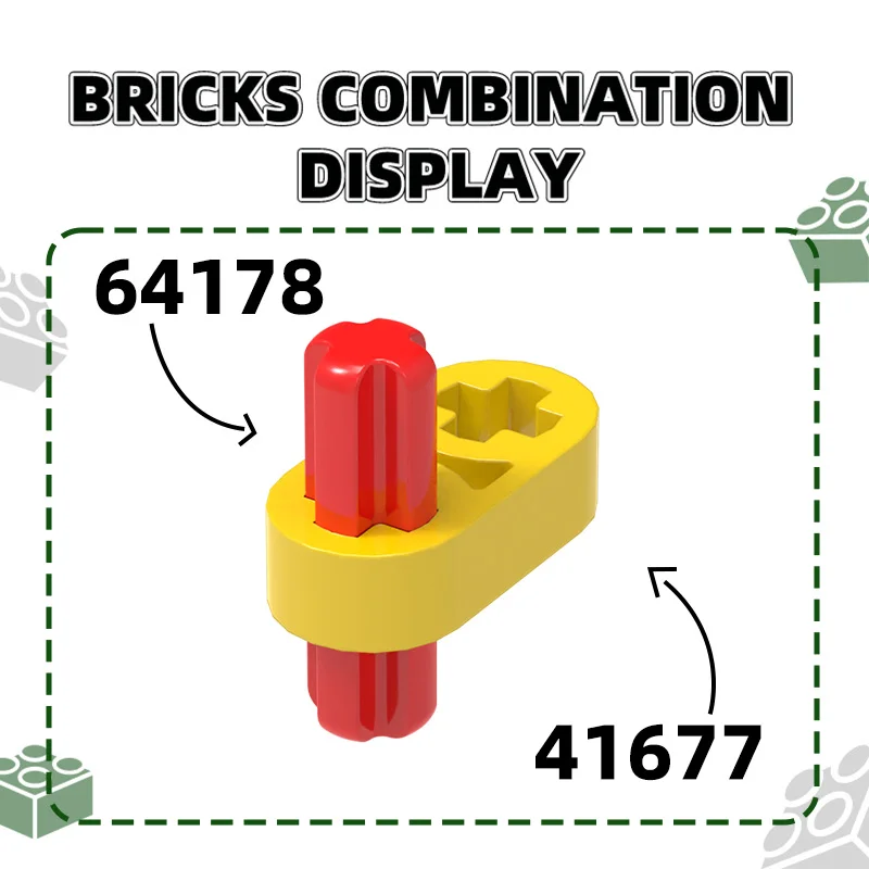 

Wange 41677 100g/353Pcs High-Tech Liftarm Beam 1 x 2 Thin Block Moc Color Accessories Compatible with Brick DIY Children's Toy