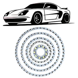 1 pz x auto Led faro 30mm 3528 9 SMD Angel Eyes Halo Ring Light DC12v 3W