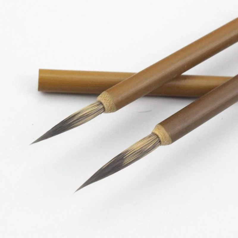 3 قطعة فرشاة الرسم الفنية الصينية القلم S M L لخط هوك الخط المائي فرش الشعر الطبيعي أدوات الرسم المهنية #1