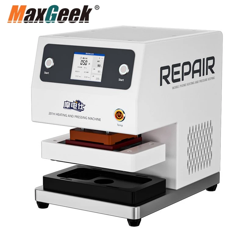 Maxgeek TBK 201H Professional Intelligent Heating and Pressing Machine 500W Mobile Phone Pressure Holding Precise Control
