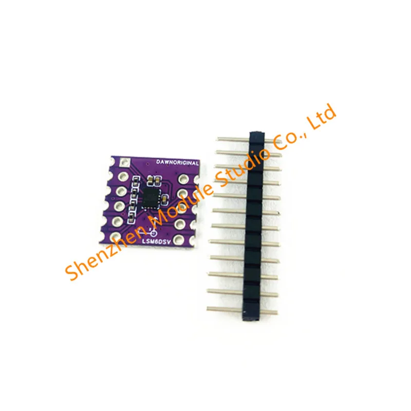 1 SZT. 3 SZT. Moduł czujnika 9-osiowego LSM6DSV, żyroskop i akcelerometr z magnetometrem QMC6309, interfejs komunikacyjny SPI i I2C — zdjęcie produktu 5
