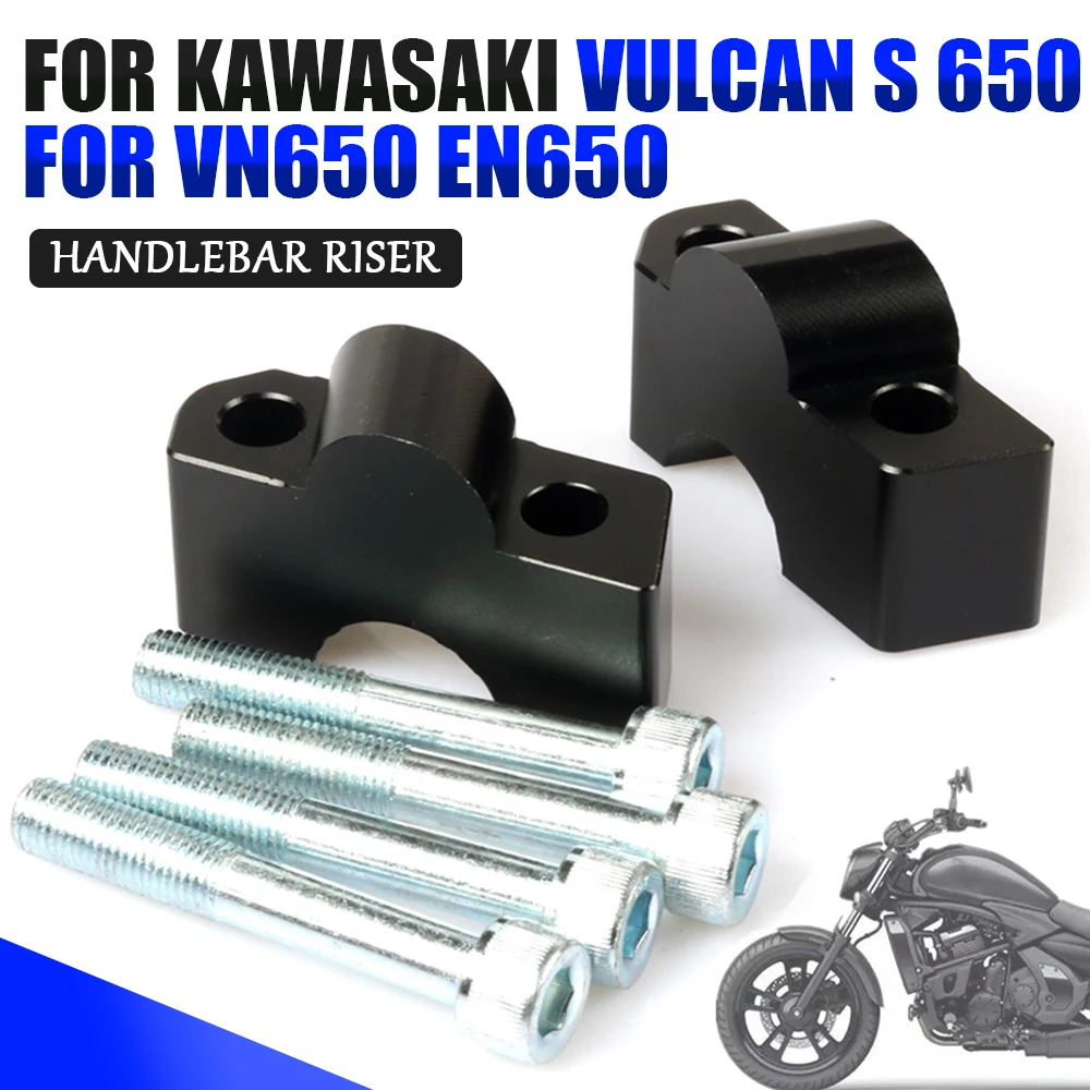 

For KAWASAKI Vulcan S 650 S650 VN VN650 Motorcycle Handlebar Riser Up Back Move Bracket Handle Bar Mount Clamp Adjuster Parts