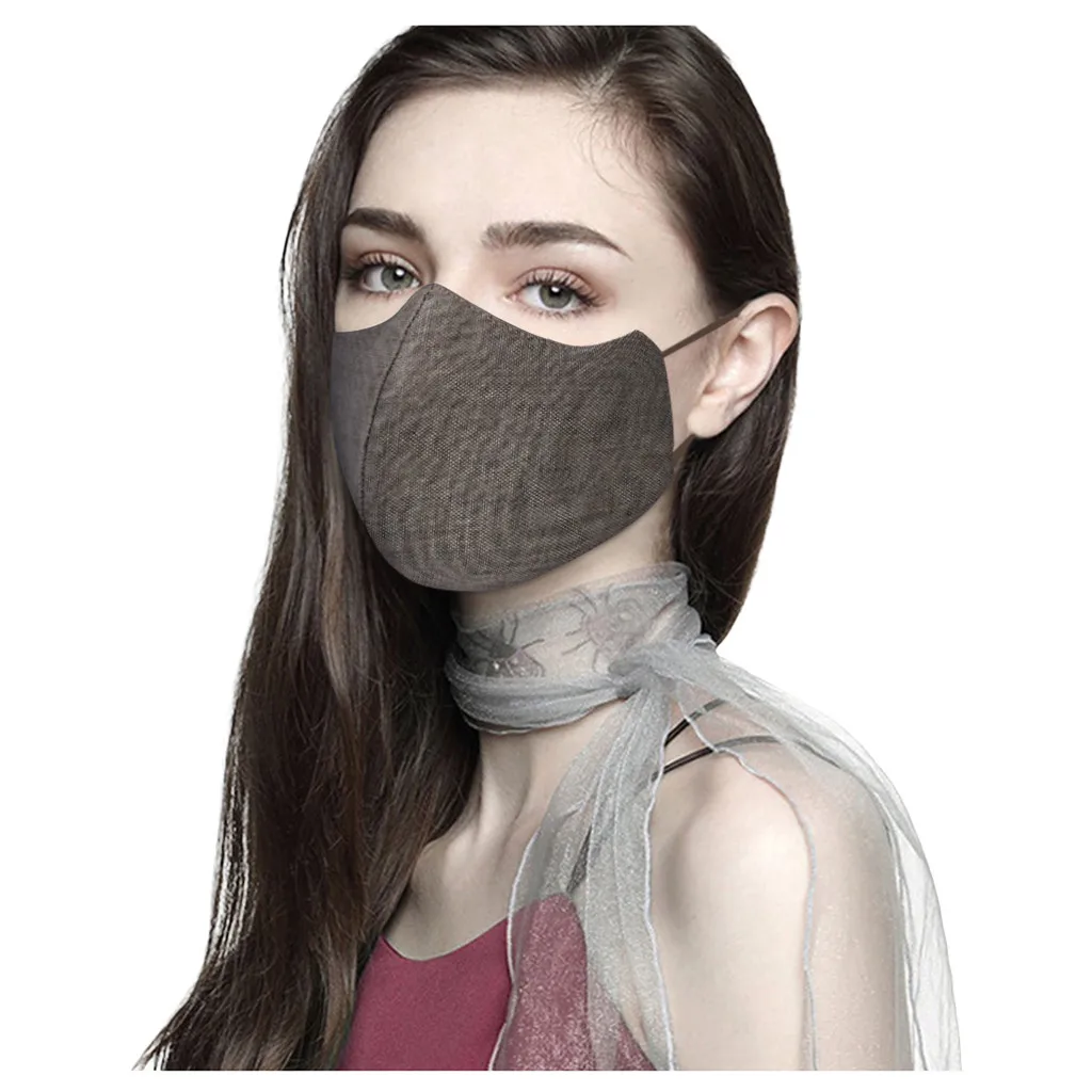 Adult Washable Reusable Protective Mouth Face Cover Outdoor Dust-Proof Face Protective Mask Reusable Mask 3Ply Ear Loop