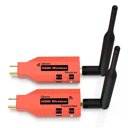 Extensor HDMI inalámbrico de 150m, transmisor y receptor de vídeo de 100m, adaptador de pantalla inalámbrica de 50m para cámara, TV, Stick, PC para monitorear