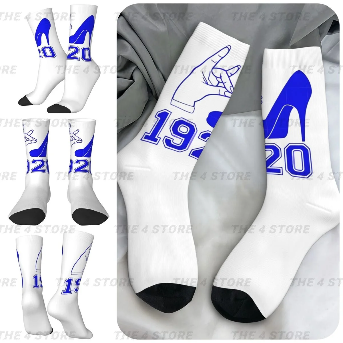 

ZPB Sorority Logo High elasticity polyester fiber Men and Women printing Socks,lovely Applicable throughout the year Dressing
