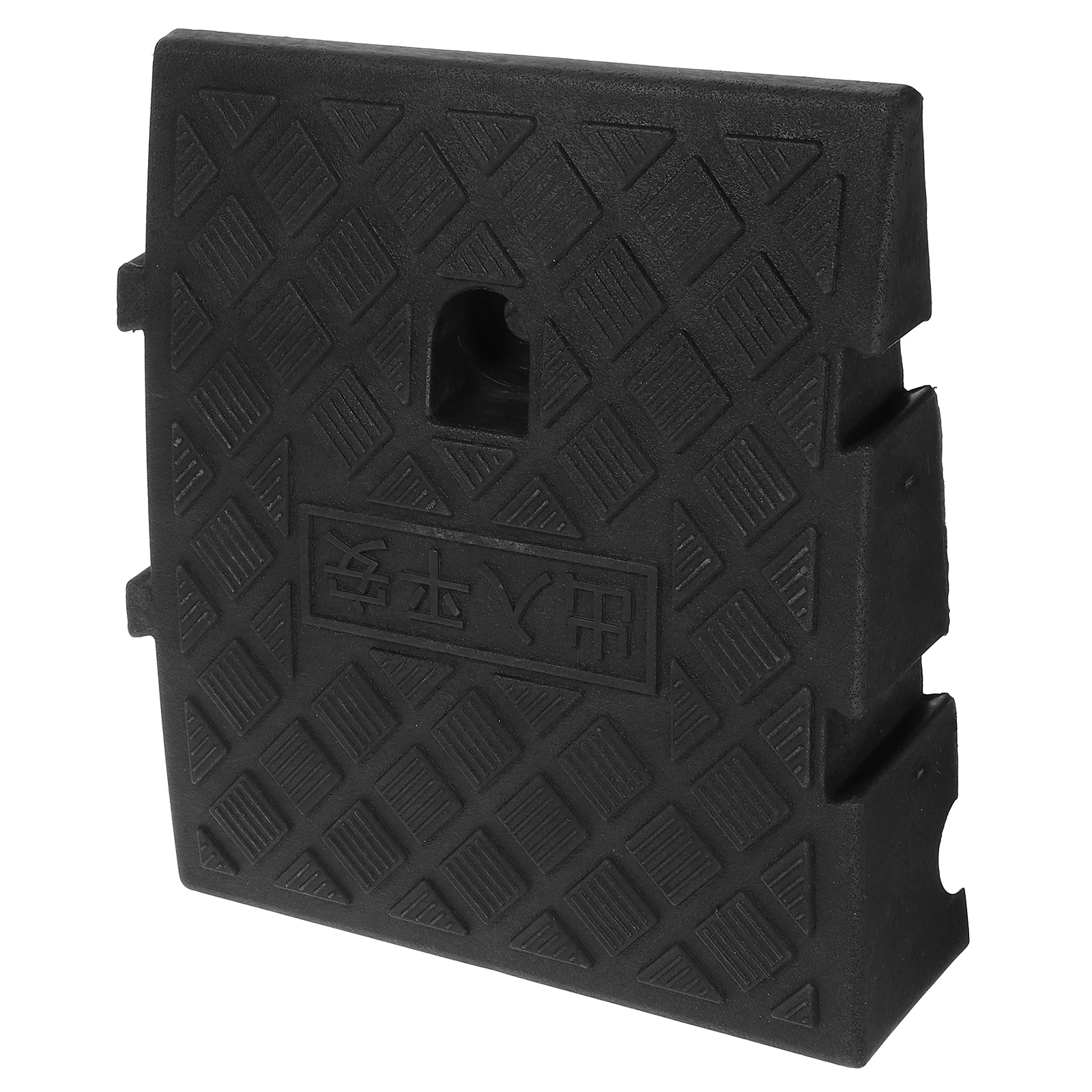 

Ramp Black 25x27x7cm Heavy Duty Ramps for Driveway Truck Loading Doorways Entry Cable Protector Shed Car Wheel