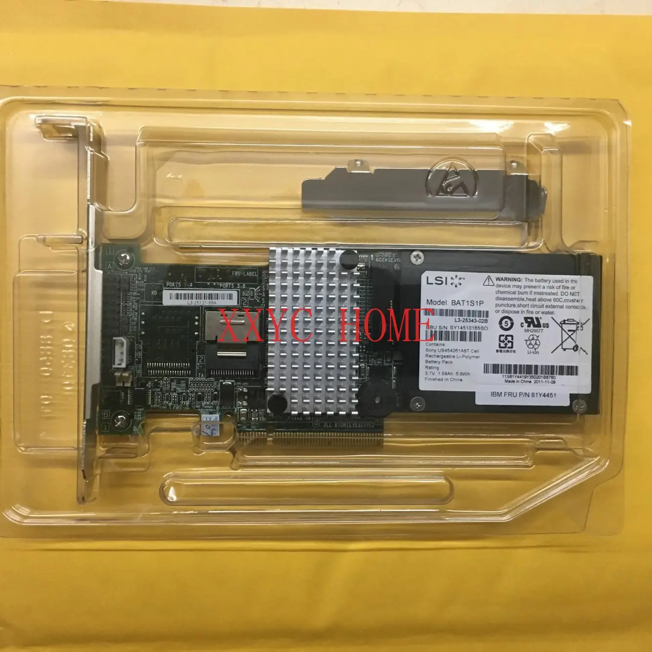 

LSI MegaRAID 9260-4i 4-Port 6Gb/s PCI-E RAID CARD+ Battery +8087 cable