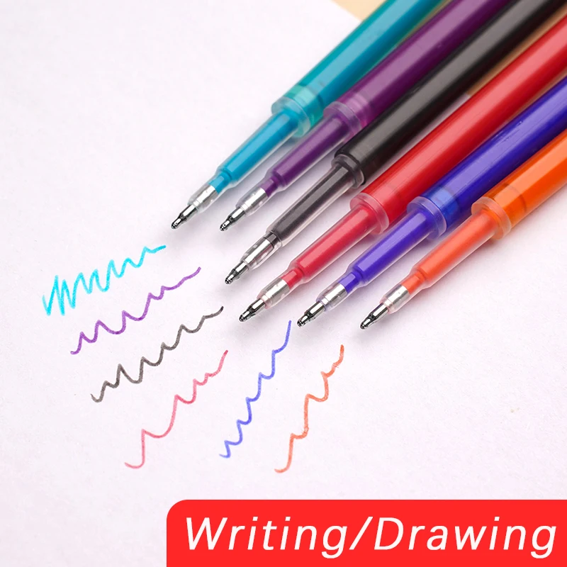 0,5mm Radierbare Gelstifte Set 6 Farben Nachfüllbarer Stift Magische Tinte Radierbarer Stift Abwaschbarer Griff Büro Schreibwaren Schüler Schule Schreibutensilien – Detail 9