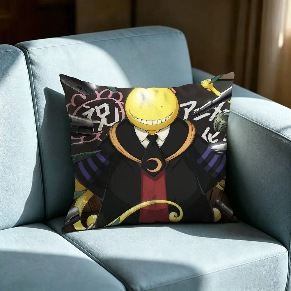 Assassination Classroompng Double-sided printed pillow cover Solid color minimalist pillowcase, fits all bedroom styles