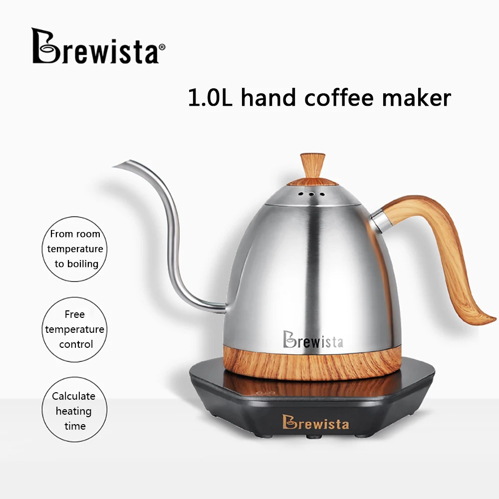 Brewista Artisan 600ml System kontroli temperatury Strix 1,0 l wlać do kawy garnek termiczny z gęsią szyjką