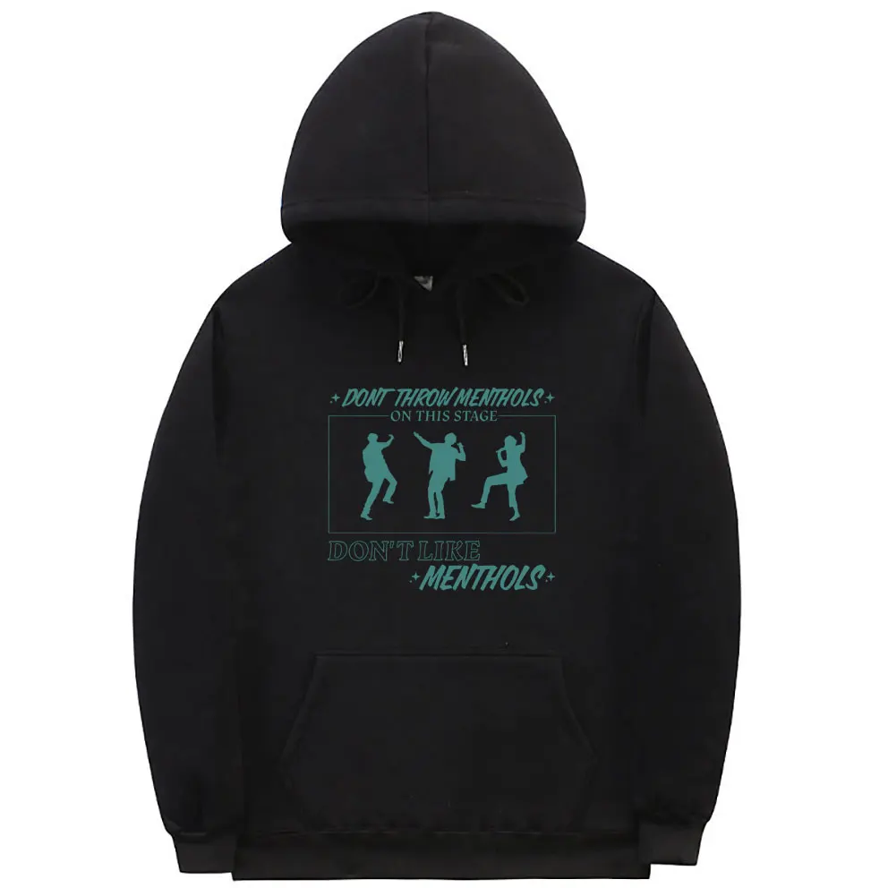 

Rock Band The 1975 Matty Healy Don't Like Menthols Graphic Print Hoodie Men Women Vintage Indie Alternative Rock Pullover Hoody