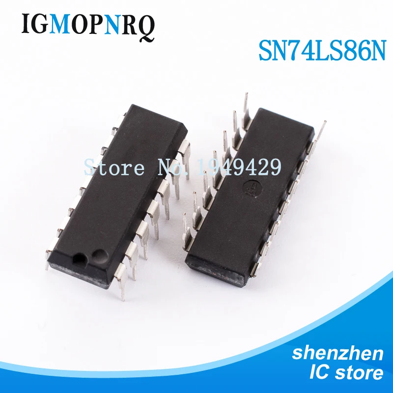 10PCS HD74LS86P DIP SN74LS86N DIP-14 74LS86 SN74LS73N SN74LS76N SN74LS83N SN74LS85N SN74LS90N SN74LS92N 74LS76 74LS74 SN74LS74N