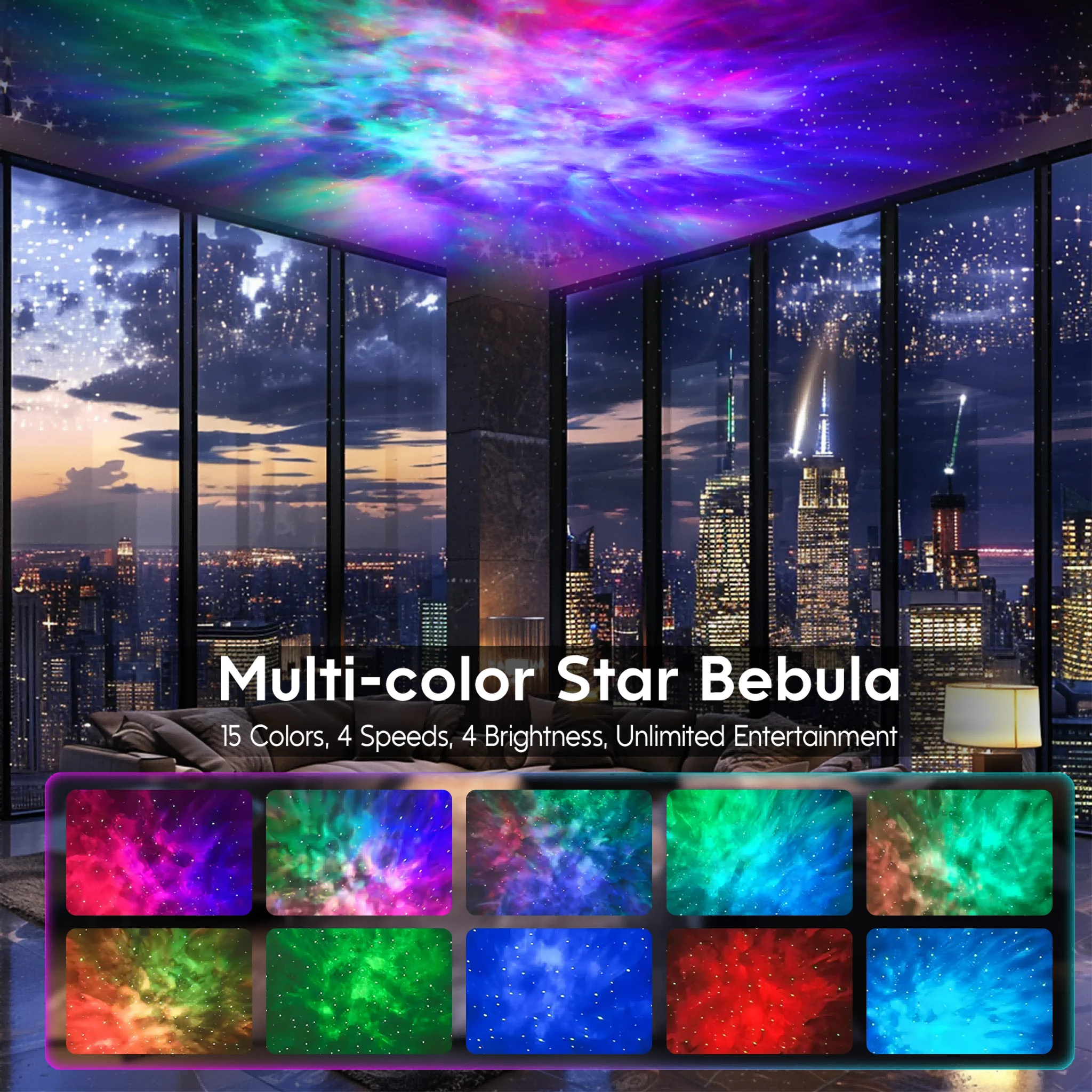 Astronaut Galaxy Projector, Star Projector with Timer and Remote, Galaxy Projector with Moon Lamp, LED Nebula Night Light for Ki