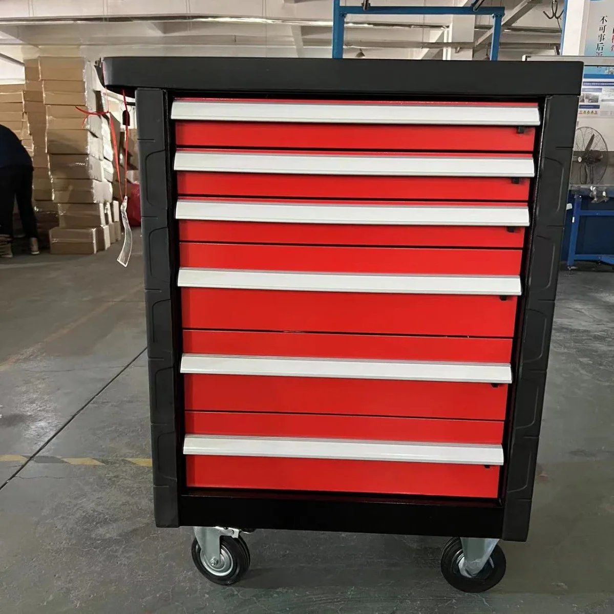 Large Heavy-duty Mobile Cabinet, Thickened Drawer Tool Cart with Wheels, for Auto Repair Parts Storage, Three Sets Optional