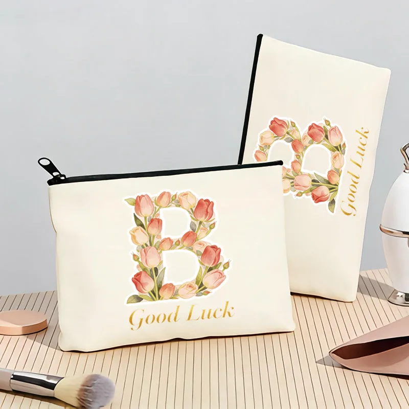 1 قطعة حقيبة تخزين من القماش التصميم الأولي المحمولة السفر المنظم للجنسين طالب القلم حقيبة الاستخدام اليومي اكسسوارات كيس التخزين #5