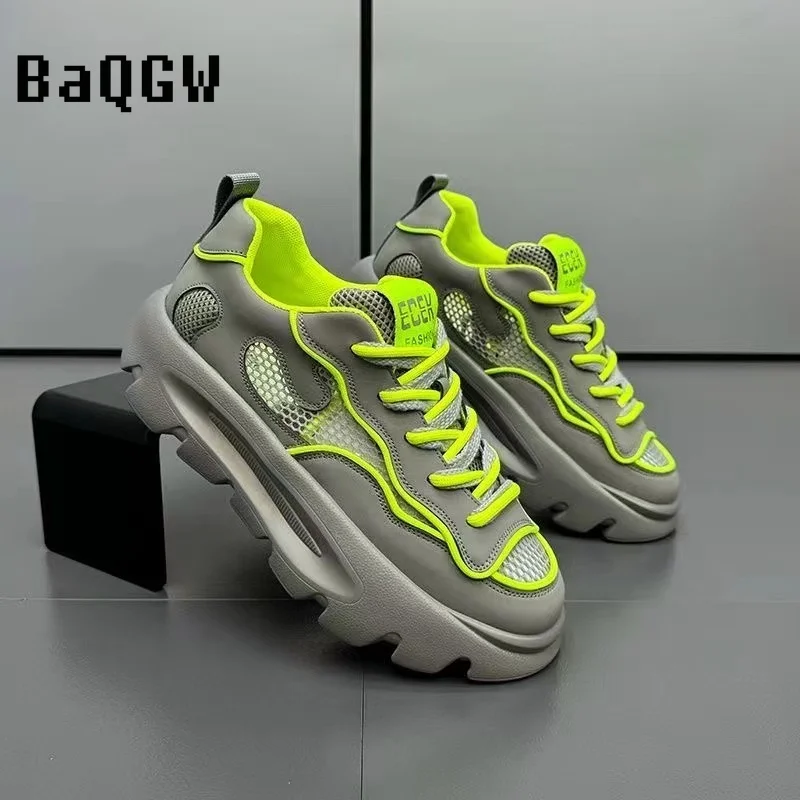 Men Sneakers Male Tenis Luxury Shoes Casual Color Block Trainer Race Mesh Breathable Shoes Fashion Loafers Running Shoes for Men