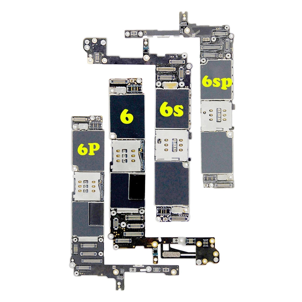 لوحة منطق iCloud تعمل مجانًا جيدة لهاتف iPhone 6 6S لوحة أم تم اختبارها لهاتف iPhone 6Plus 6SPlus 5.5 بوصة نظام iOS بشرائح كاملة
