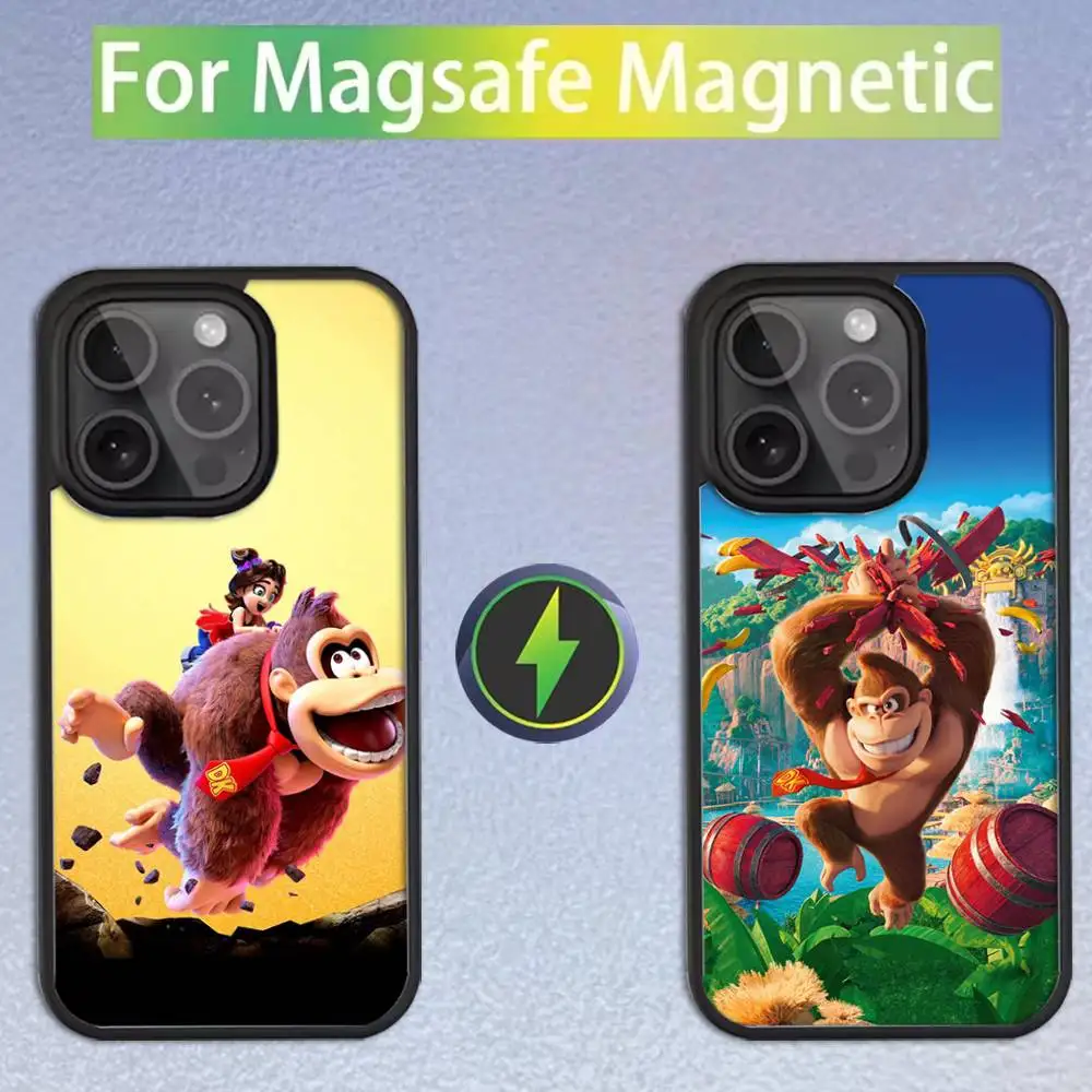 

Game D-Donkeys K-Kongs Phone Case For iPhone 16,15,14,13,12,11,Pro,Max,Plus,Mini,SE Magsafe Magnetic Wireless Charging