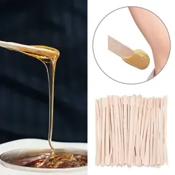 Disposable Wooden Waxing Stick Wax Bean Wiping Wax Tool Disposable Hair Removal Beauty bar Body beauty