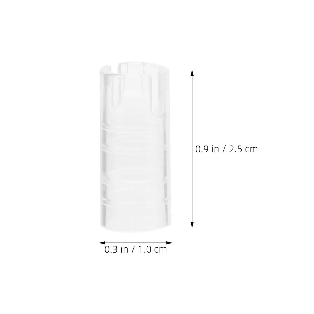 10Pcs Ampule Opener Transparent Protection Sleeve Safe Ampoule Breaker Vial Opener Tool Non Slip Glass Bottle Cutter