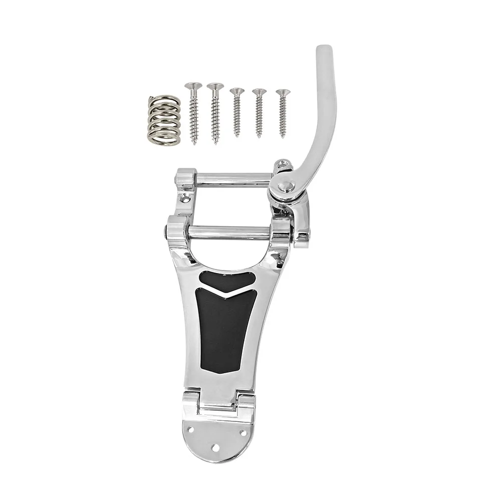 Guitar Tremolo Bridge Tailpiece for LP Jazz Electric Chrome Gold Hardware Kit