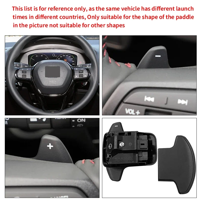 Car Steering Wheel Shift Paddle For Honda 2022-up Civic FE 2023 Accord 11th CR-V Step WGN Acura Integra Alloy Shifter Paddles