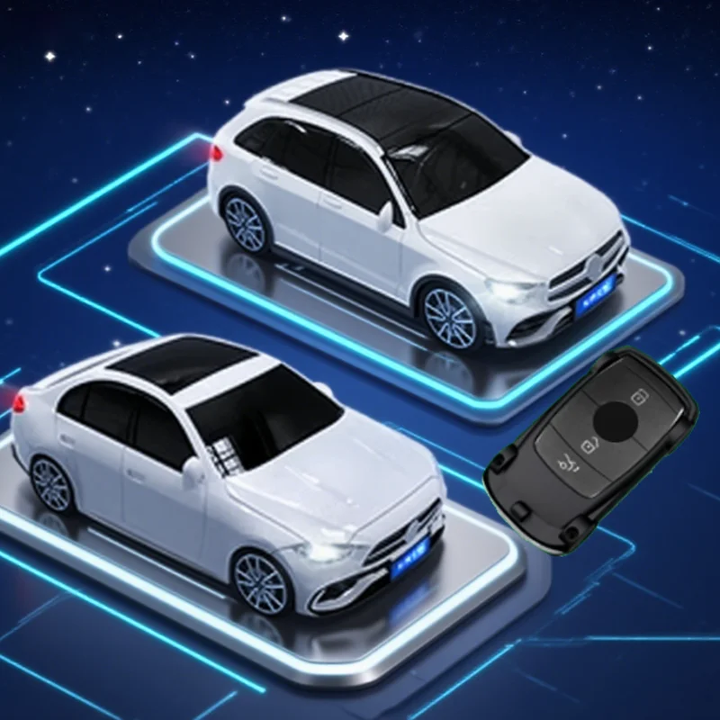 

Различные модели автомобилей для Mercedes Benz C E Class GLC C300 S450 S500 S400 Чехол для дистанционного ключа Держатель для ключей Брелок Аксессуары