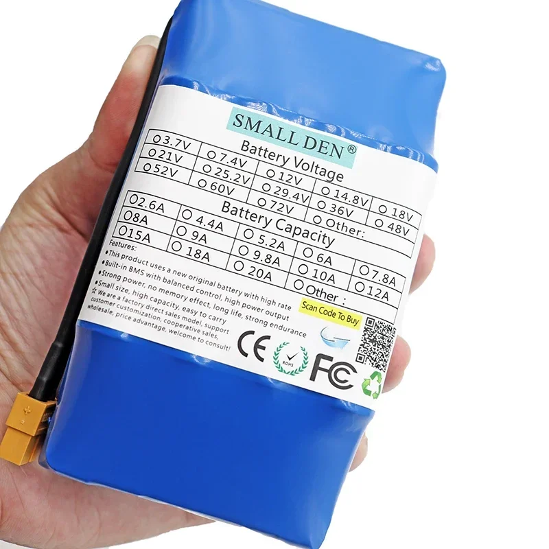 NOWY akumulator litowy 36 V 4400 mAh 18650 10S2P z wbudowanym akumulatorem BMS o dużej mocy