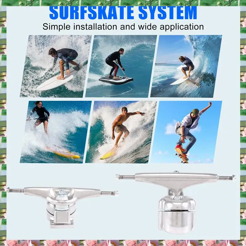 

Спорт для Meraki Surf Skate Кронштейн 6-отверстие Основание 6,25 дюйма Грузовики Surf Скейтборд Грузовики Адаптер Задние грузовики, Для Meraki Surf Skat