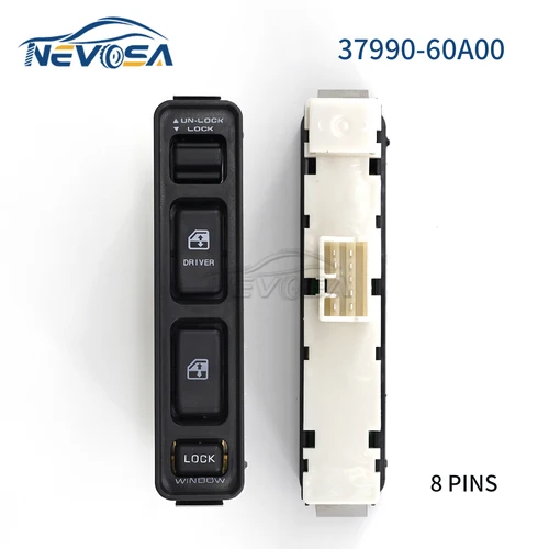 Imagen 2 del producto Nevosa 37990-60A00 37995-60A00 interruptor de ventana de coche eléctrico izquierdo derecho para Suzuki Vitara 1992-1998 3799060 A00 3799560 A00