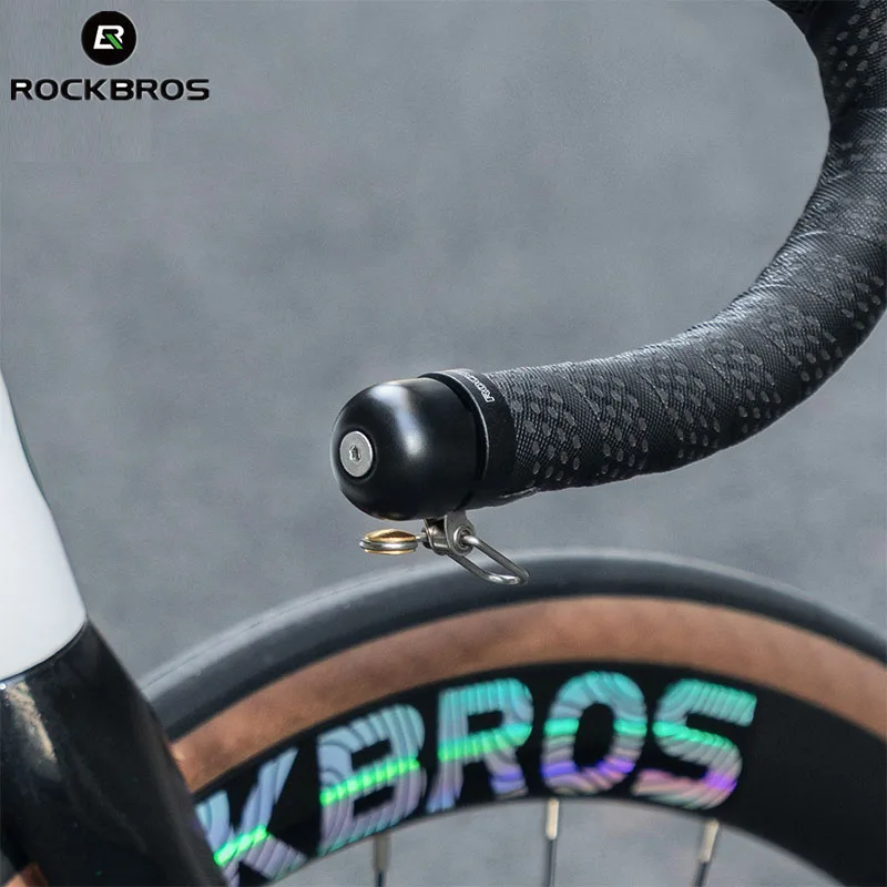 ROCKBROS Local Shipping Cycling Ordinary Bell 1PCS Clear Loud Sound Handlebar Horn Suitable for 22.2mm Pipe Diameter Road Bike
