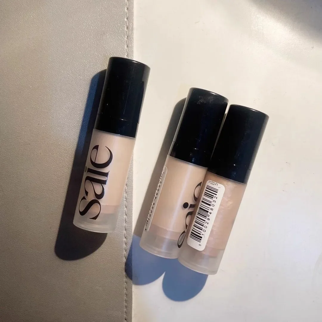 Flüssiger Textmarker, 5 ml, Probe Starglow, Sunglow, Glowy Super Gel, bezauberndes Rouge, Schatten, Hervorhebungsflüssigkeit, Saie, natürliches Make-up