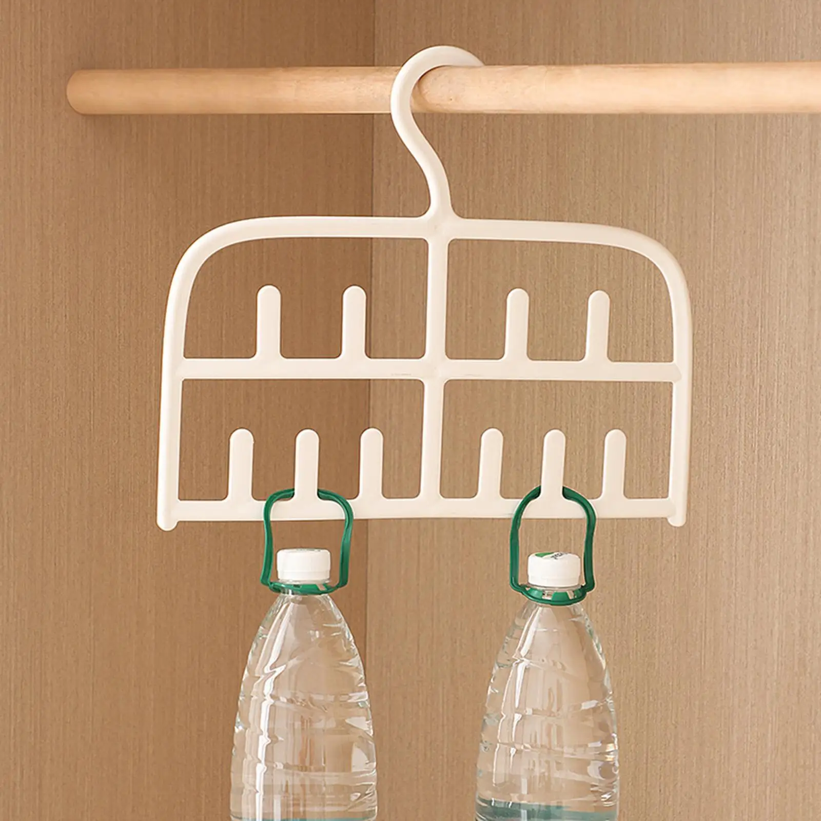 Bra Hanger สําหรับ Closet Tank Top ผ้าพันคอแขวนขนาดกะทัดรัด Bra Organizer 10 ตะขอ Tie Rack เข็มขัดแขวนสําหรับผูกโบว์ Dorm