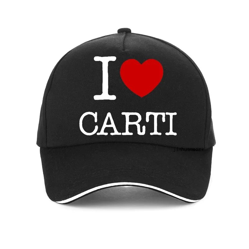 I Love Playboi Carti Hip Hop hat Mens Tupac 2Pac Unisex Fashion Baseball cap Funny Summer Snapback hats