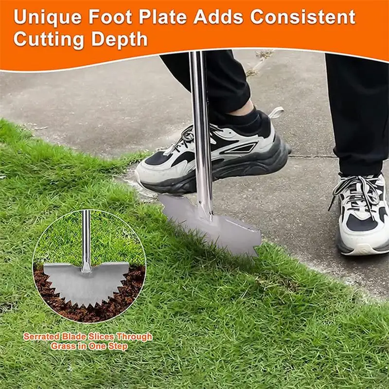 Imagem -02 - Lâmina de Escova de Arame para Gramado de Jardim Steel Groove Trimmer Cortador de Ervas Daninhas Manual Sod Cortador pá de Afiação Garden Power Tool