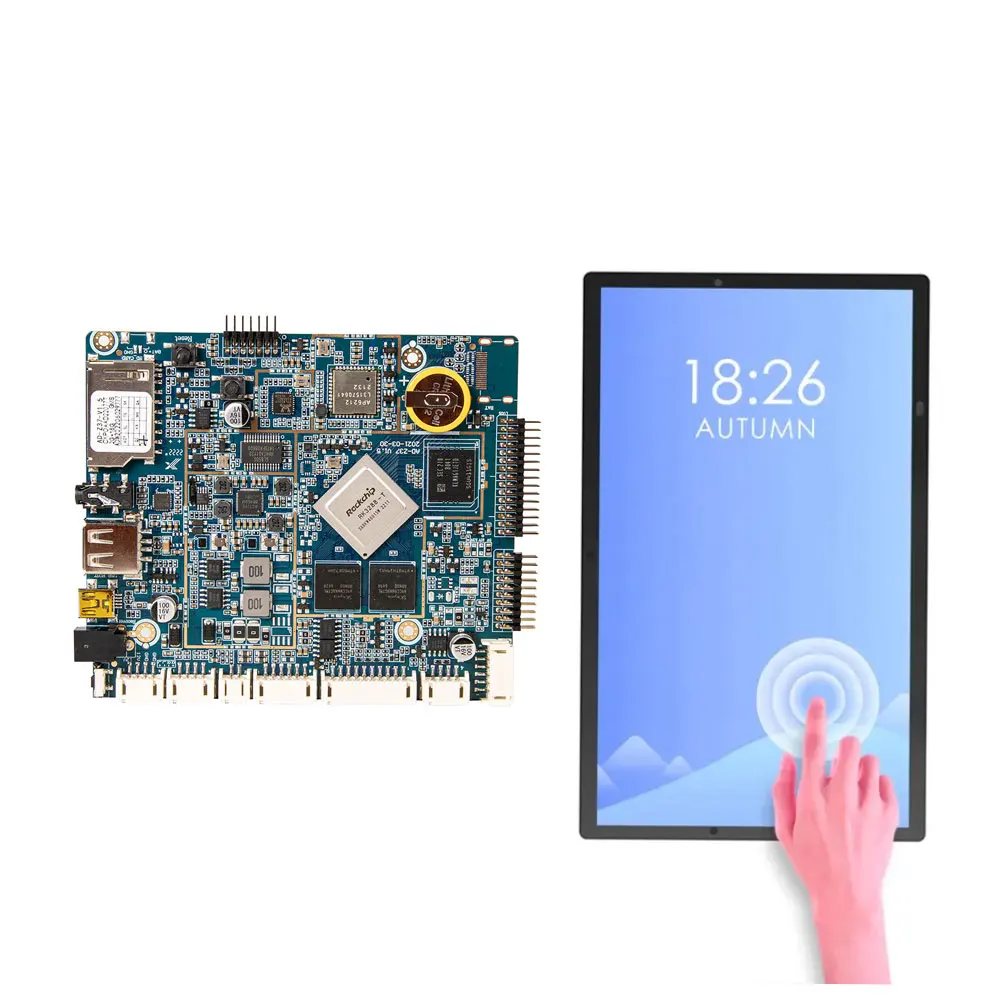 Scheda madre integrata Rockchip RK3288 Android/Linux basata su RAM per dispositivo di applicazione con riconoscimento facciale per macchine POS portatili