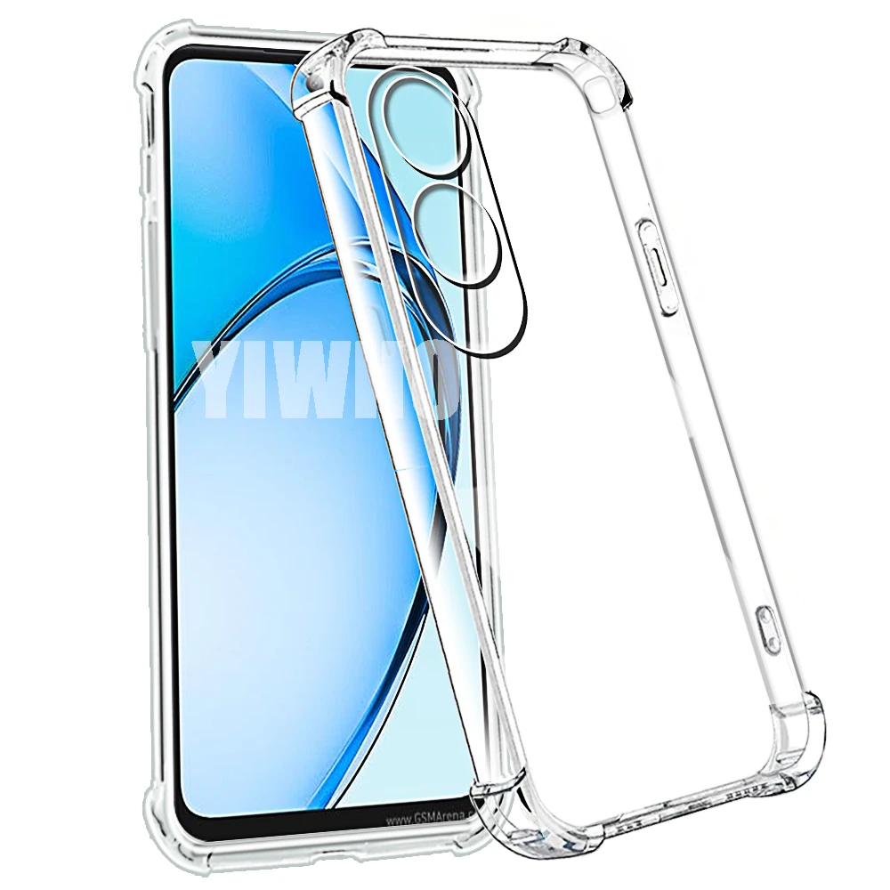 Airbag Transparent Phone Case for Oppo A80 A60 A40 A79 A59 A39 A98 A78 A58 A38 A18 4G 5G Shockproof Back Soft TPU Clera Cover