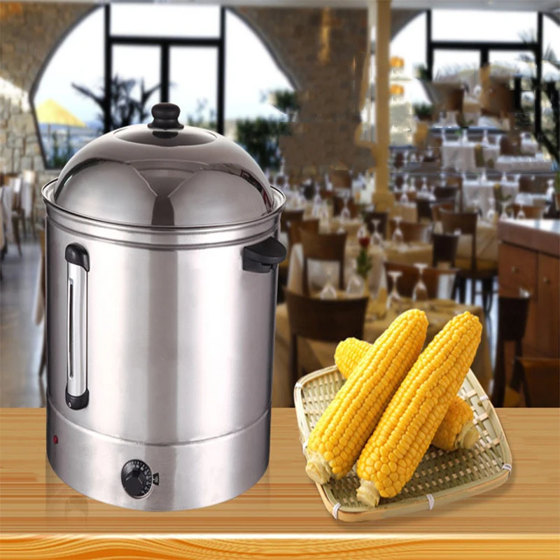 48L Large Sweet Steamer Maize 220V Stainless Steel Electric Food Steamers AG-48 Dual Layer Temperature Conroler Available