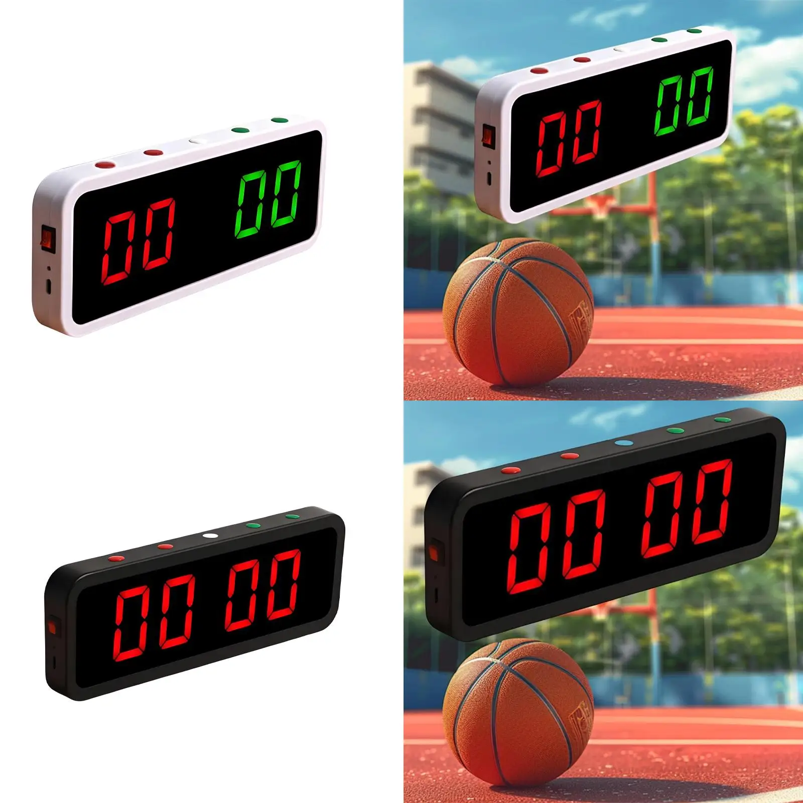 

Versatile Digital Scoreboard High-performance Sports Scoring Board for Basketball Baseball Billiards and More