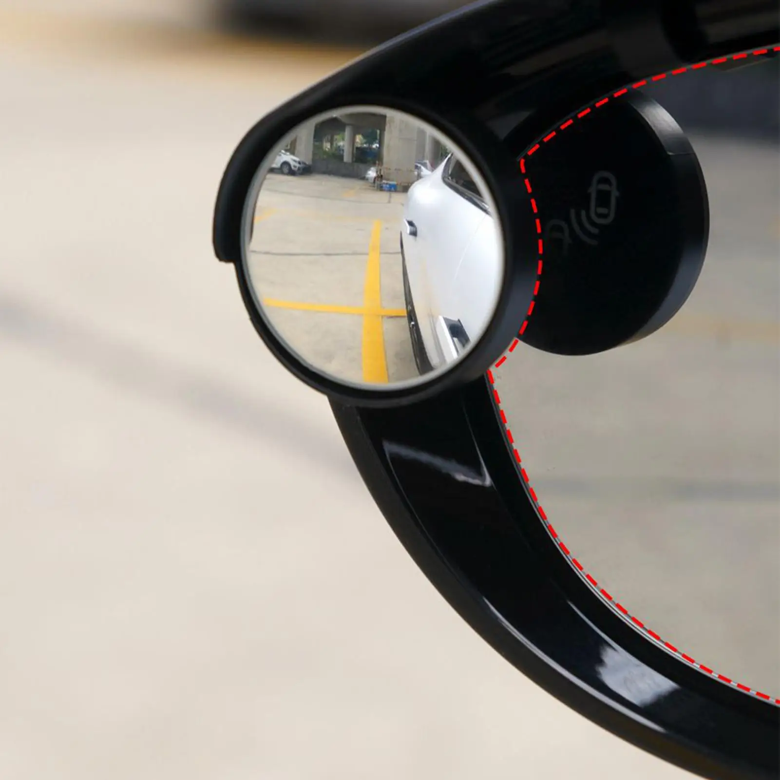 Side Mirror Visor Rain Guards Shield 2 Piece Adjustable Wide Angle Mirror Rain Visor Eyebrow for Truck SUV Vehicles Exterior view 5