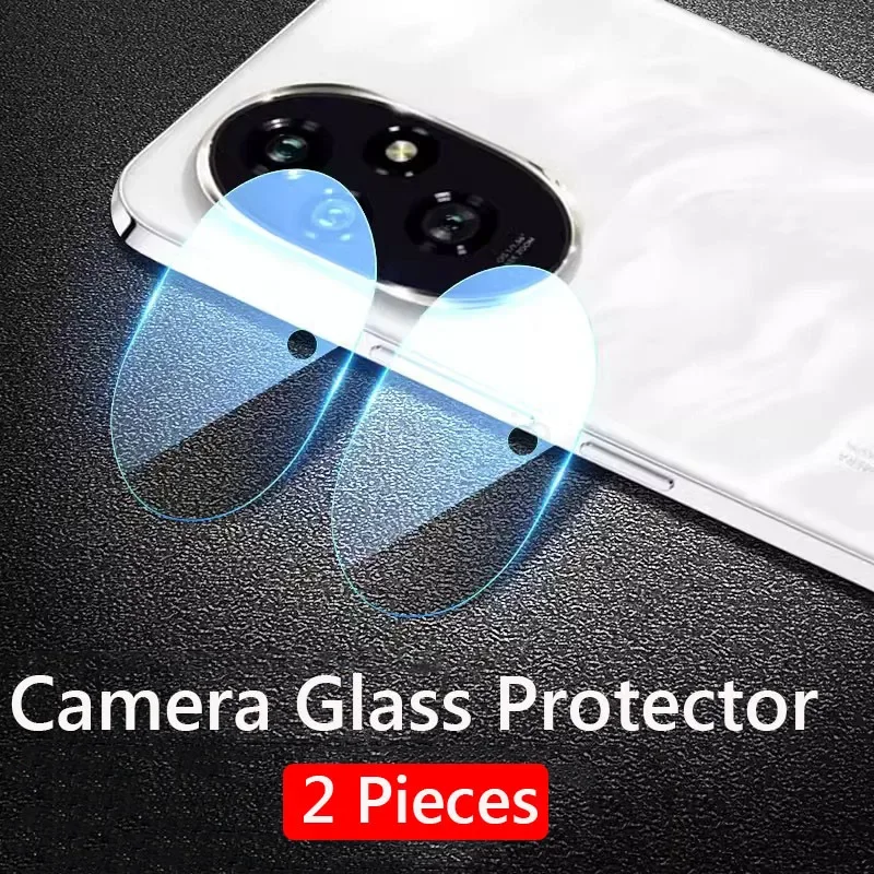 Honor200pro Case 2PCS 3D Tempered Glass Curved Camera Protector for Honor 200 Pro 5G Lenses Glass on Honor200 Honar Honer 200Pro