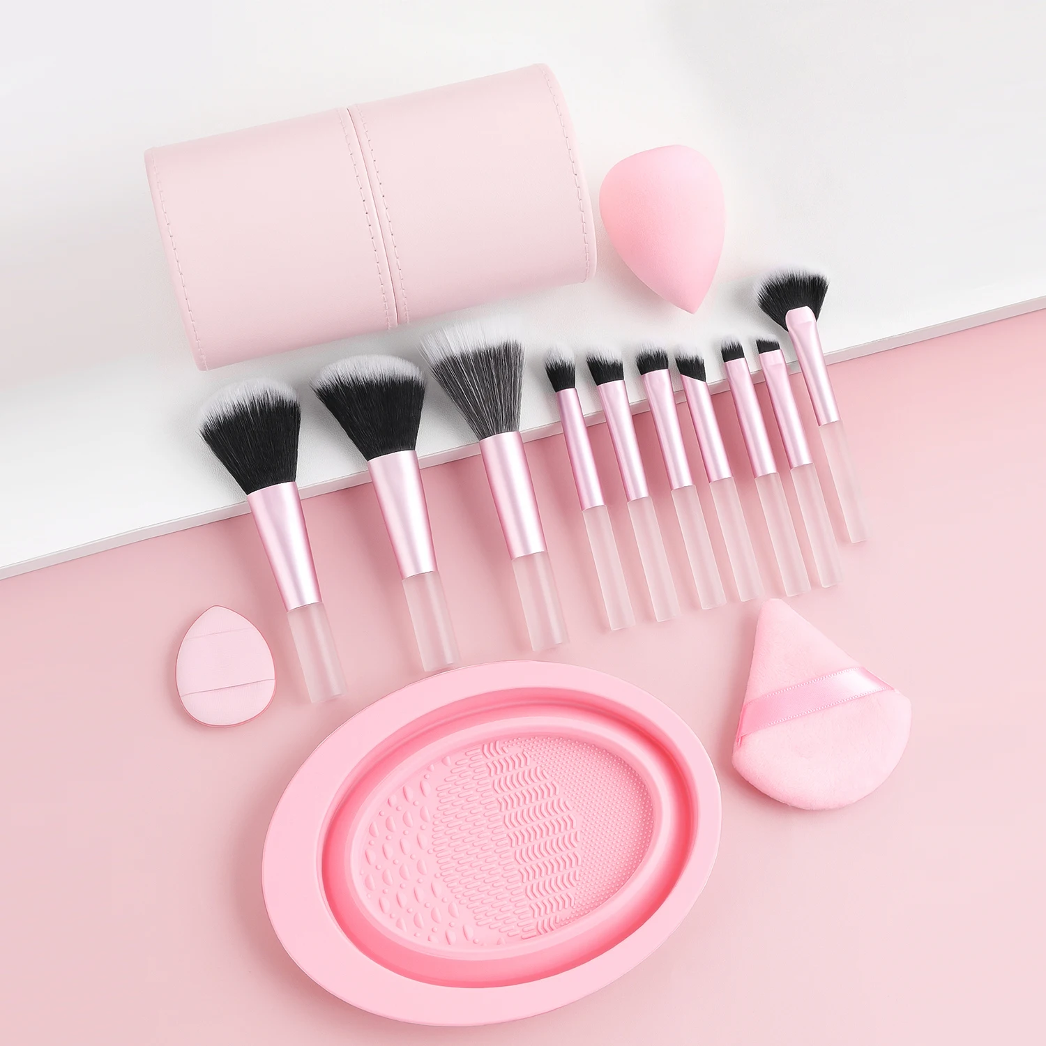 10-шт кисти для макияжа с коро – обзор и цена Beauty Makeup Kit Box