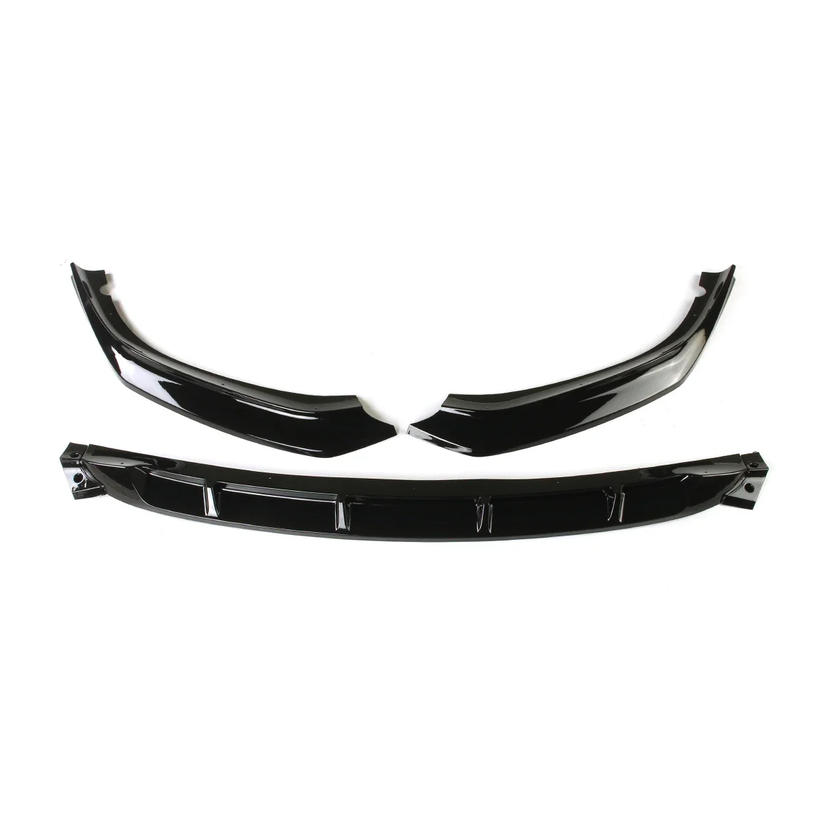 Detachable Glossy Black Car Front Bumper Splitter Lip Body Kit Spoiler Cover For BMW 5-Series G30 G31 G38 540i M Sport 2017-2019