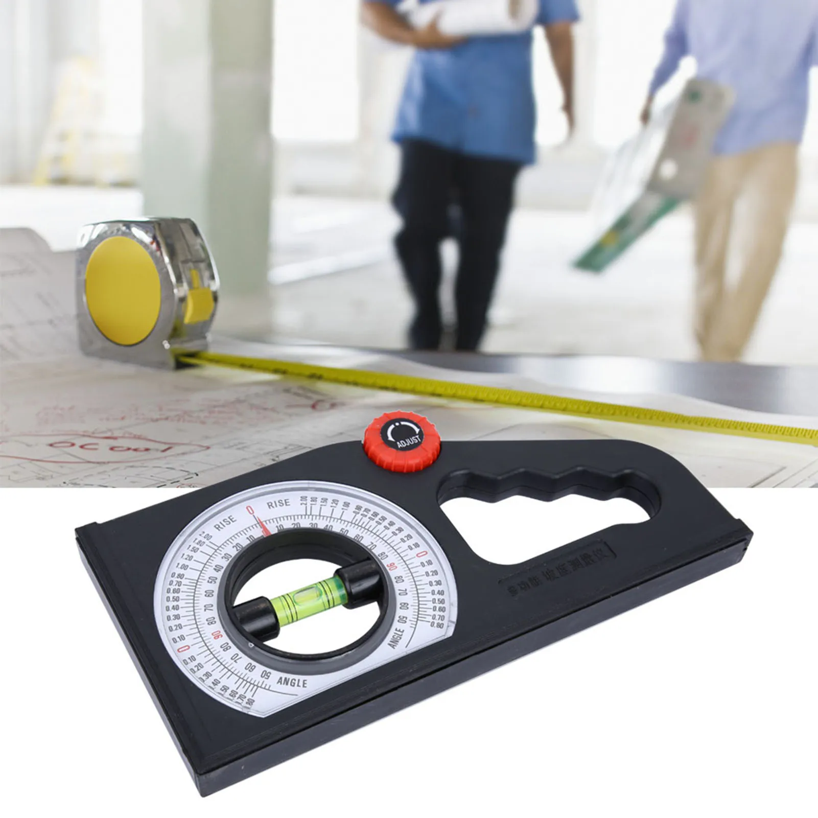 エンジニアリング傾斜レベルメーター高品質 ABS 素材人間工学に基づいたハンドルデザイン多機能角度測定スケールツール