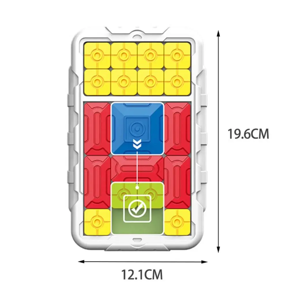 Divertente Huarong Road Slide Block Gioco cerebrale Regali logici per bambini Teaser Puzzle scorrevoli Educazione precoce Pensiero Giocattolo interattivo