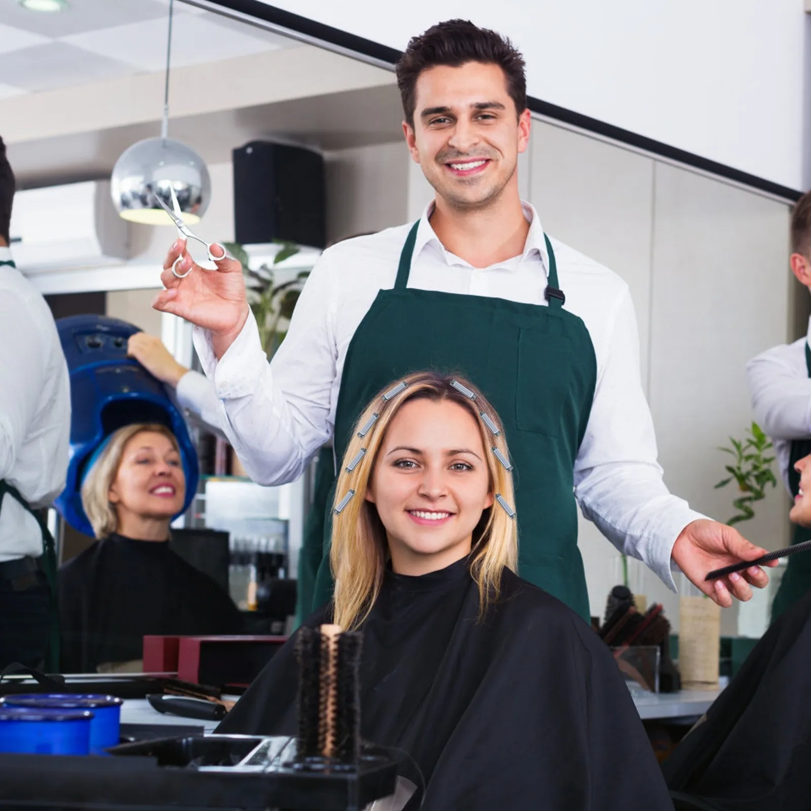 

20Pcs Hair Curlers Self Holding Rollers for Home Salon Use DIY Hair Curling Tools Create Long-Lasting Natural Waves