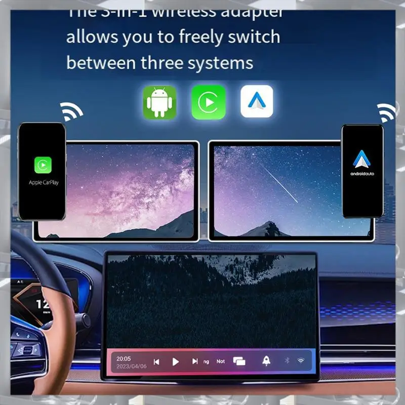 

Hot Selling-Carplay Android TV Box Lite Wired To Wireless Car Play Android Auto Adapter -Compatible Video Streaming Box Car,