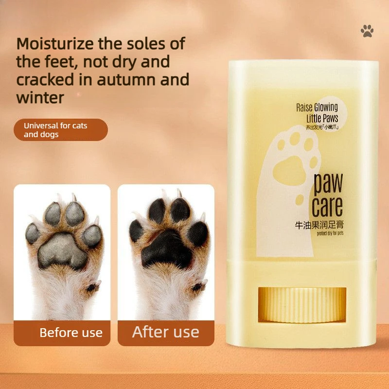 Dog Paw Moisturizing Balm Foot Protection Cream Prevent Cracked Pad Build Protective Barrier for Walk Snow Hot Pavement Pet Care