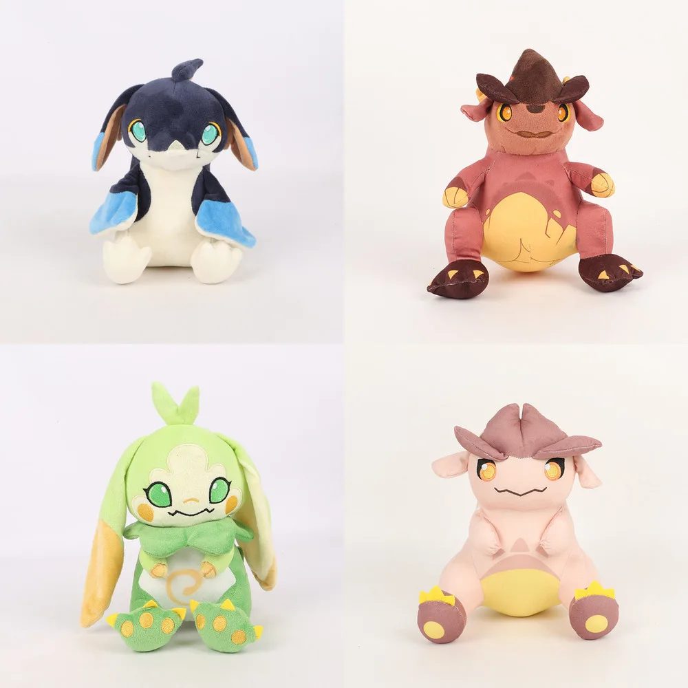 Genshin Impact Furina Meow Plush Toy, boneca de desenho animado, Yong Koholasaurs, jogo de anime, gato, presentes para crianças